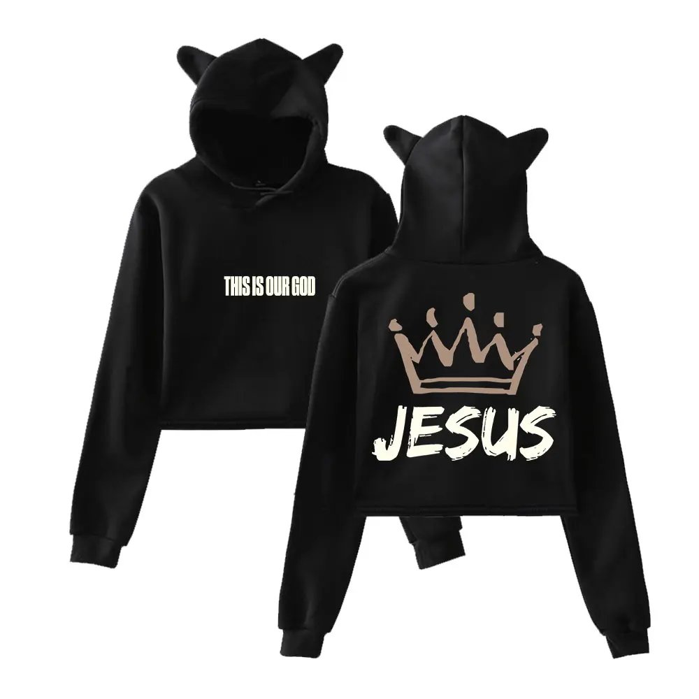 Phil Wickham Merch This is Our God Cat Ear Hoodie Women Long Sleeve Sweatshirts Casual Streetwear Crop Tops
Phil Wickham Merch This is Our God Cat Ear Hoodie Women Long Sleeve Sweatshirts Casual Streetwear Crop Tops