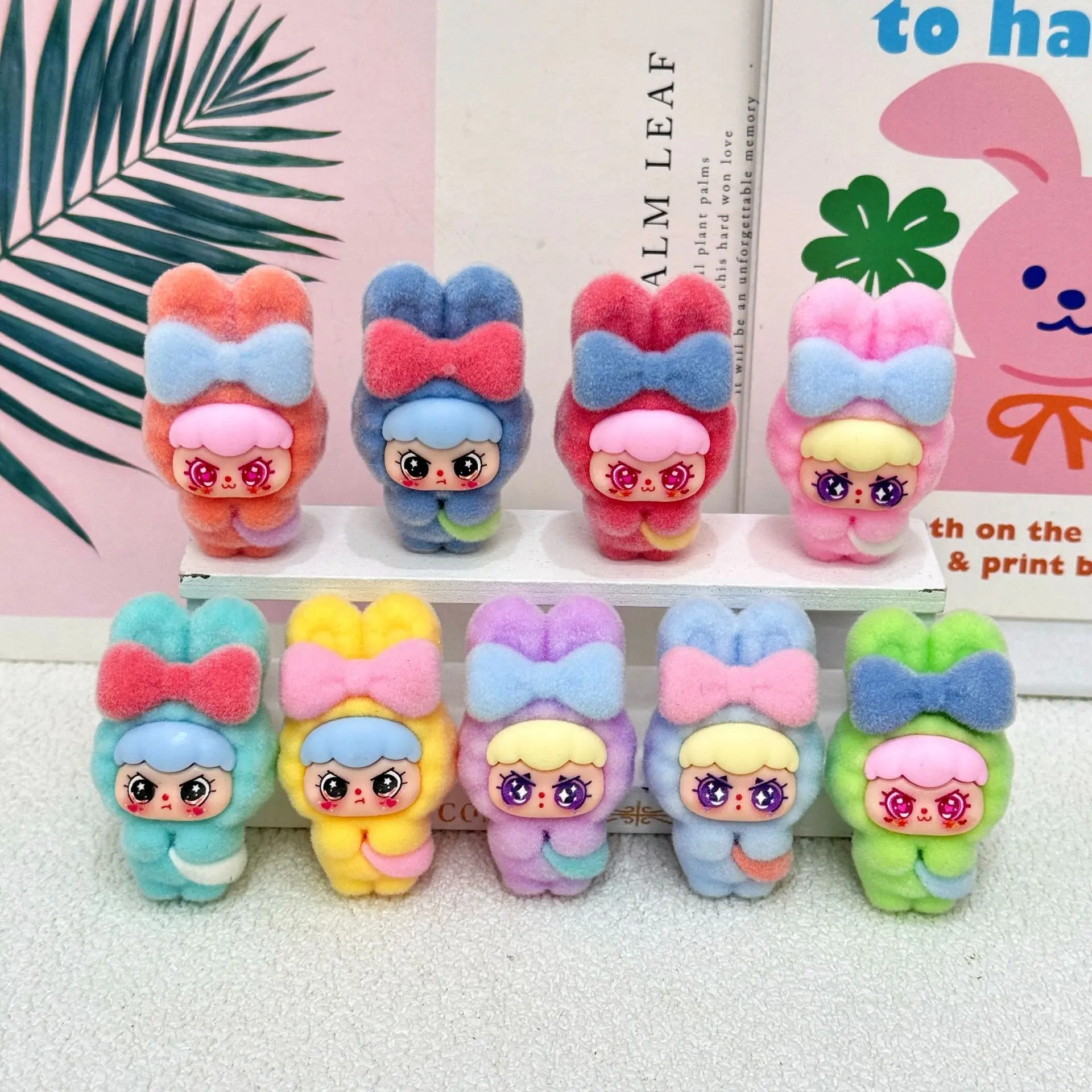 9 pieces cute travel bunny DIY decorative pendants, keychains, plush toys, desktop resin small ornaments
9 pieces cute travel bunny DIY decorative pendants, keychains, plush toys, desktop resin small ornaments