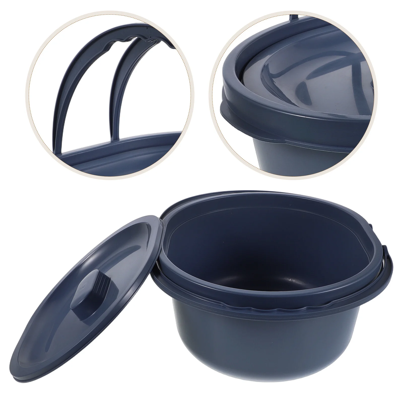 Blue Potty Bucket Heavy Duty Bed Pan For Elderly With Lid Portable Urinal For Home Hospital Use Chamber Pot Unisex Patient Urine
Blue Potty Bucket Heavy Duty Bed Pan For Elderly With Lid Portable Urinal For Home Hospital Use Chamber Pot Unisex Patient Urine