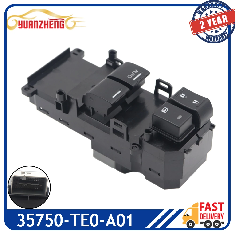 Car 35750-TE0-A01 LHD Electric Power Window Control Switch Master Lifter Button for Honda Accord 2008-2012 35750-TE0-A32
Car 35750-TE0-A01 LHD Electric Power Window Control Switch Master Lifter Button for Honda Accord 2008-2012 35750-TE0-A32