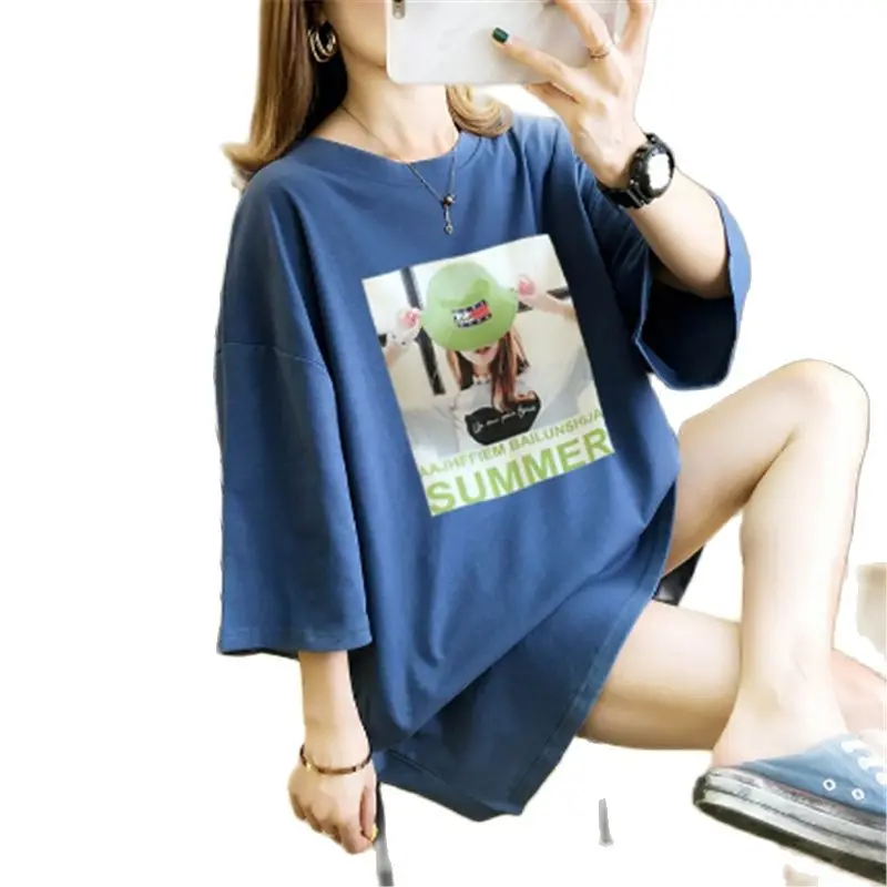 2022 Large Size Fashion Women's Short Sleeve T-Shirt Women's Loose Beauty Head Top Women's Summer
2022 Large Size Fashion Women's Short Sleeve T-Shirt Women's Loose Beauty Head Top Women's Summer