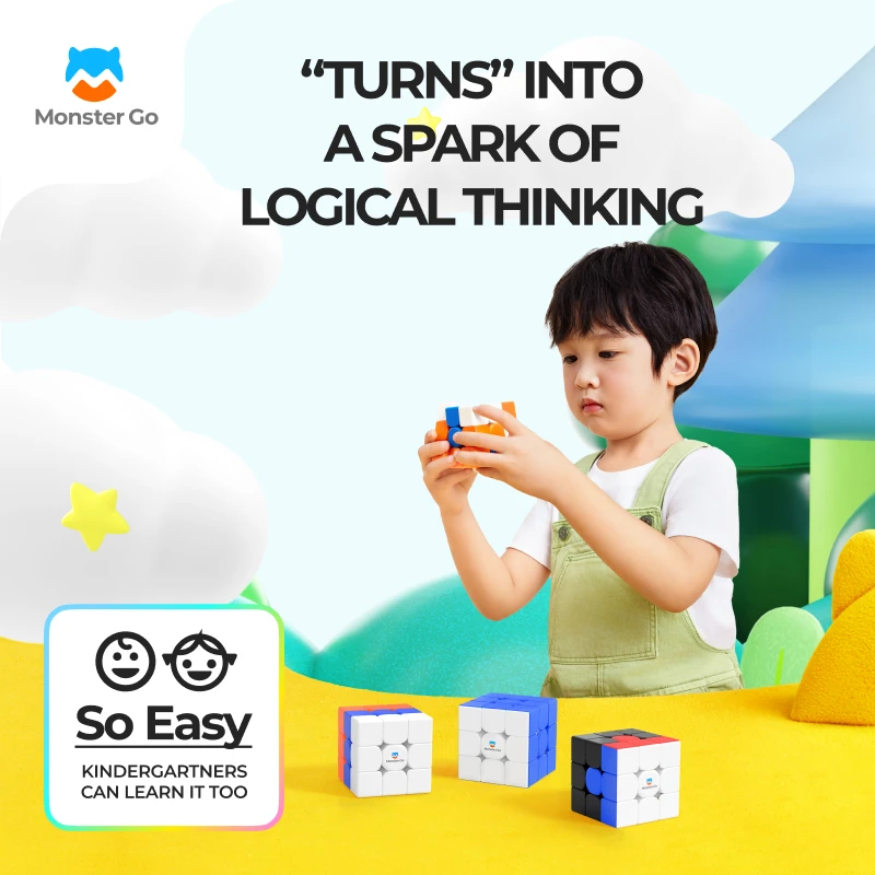 Gan Monstro Go EDU UT/Rainbow/Cloud Magic Cube Professional Speed Cube Puzzle Toys Children Gift
Gan Monstro Go EDU UT/Rainbow/Cloud Magic Cube Professional Speed Cube Puzzle Toys Children Gift