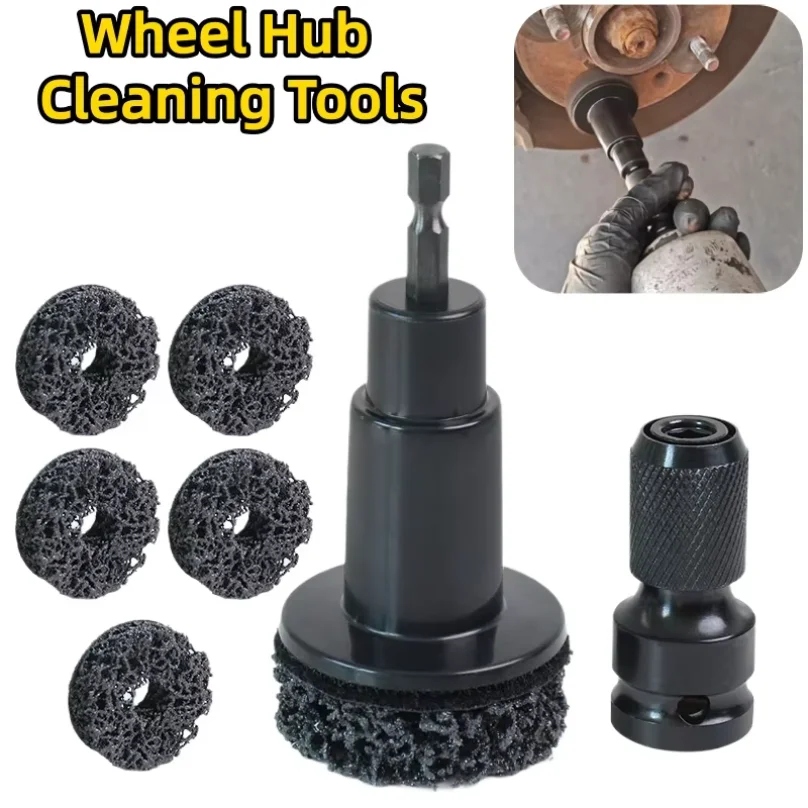 Wheel Hub Cleaning Kit Inner Rim Cleaner Tool Brake Hub Cleaning Kit Fits Power Drill 1/2" Impact Driven Wrenches Rust Removal
Wheel Hub Cleaning Kit Inner Rim Cleaner Tool Brake Hub Cleaning Kit Fits Power Drill 1/2" Impact Driven Wrenches Rust Removal