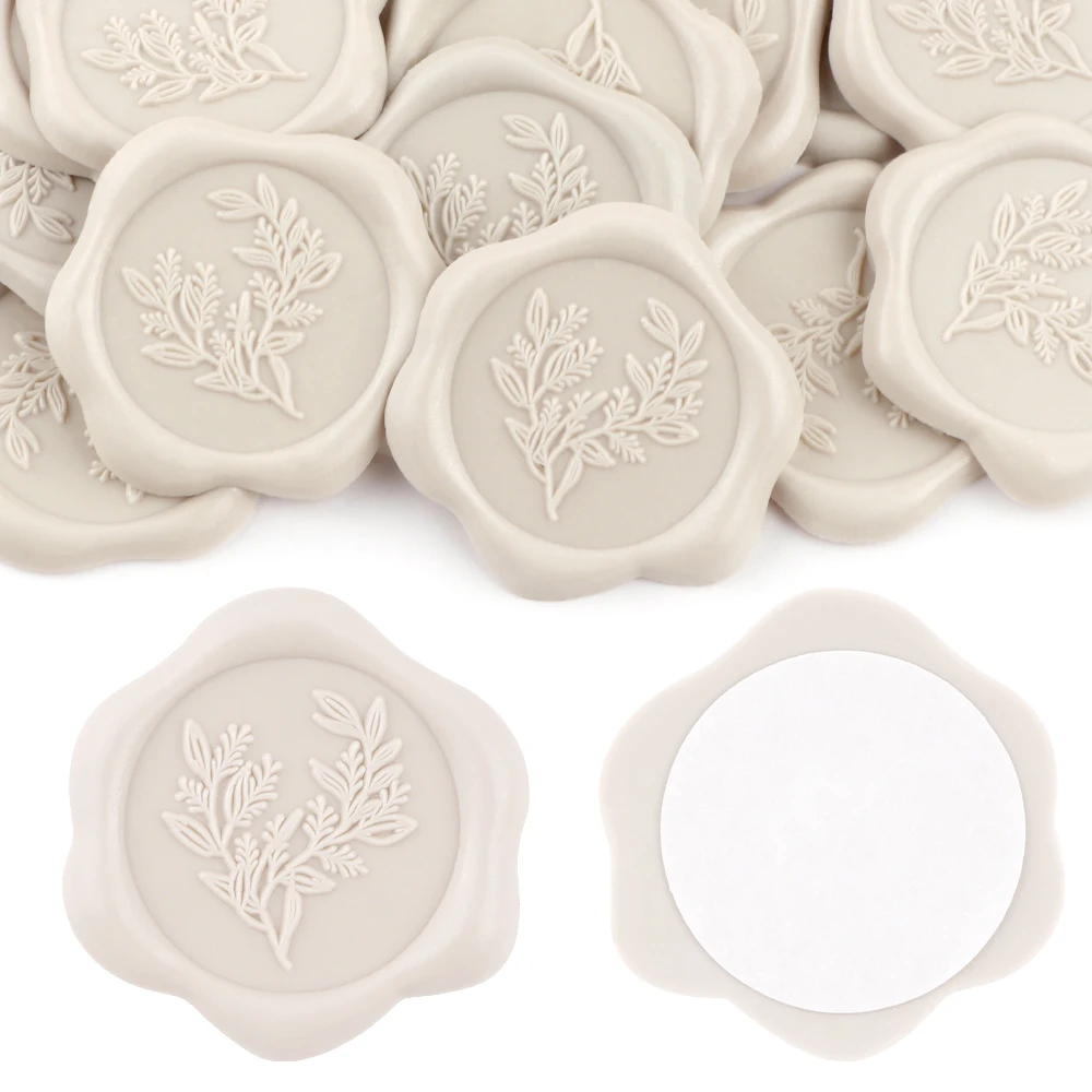 Wax Seal Stickers - Eucalyptus Wedding Invitation Envelope Seal Stickers, 20 Pcs Self- Adhesive Olive Stickers, Perfect for Card
Wax Seal Stickers - Eucalyptus Wedding Invitation Envelope Seal Stickers, 20 Pcs Self- Adhesive Olive Stickers, Perfect for Card