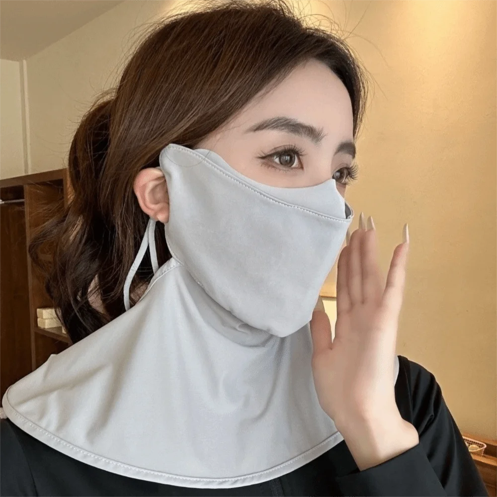 Breathable Ice Silk Face Mask Integrated Shawl Lightweight Design UV Protection Face Bkini with Drinking Compartment Face Cover
Breathable Ice Silk Face Mask Integrated Shawl Lightweight Design UV Protection Face Bkini with Drinking Compartment Face Cover