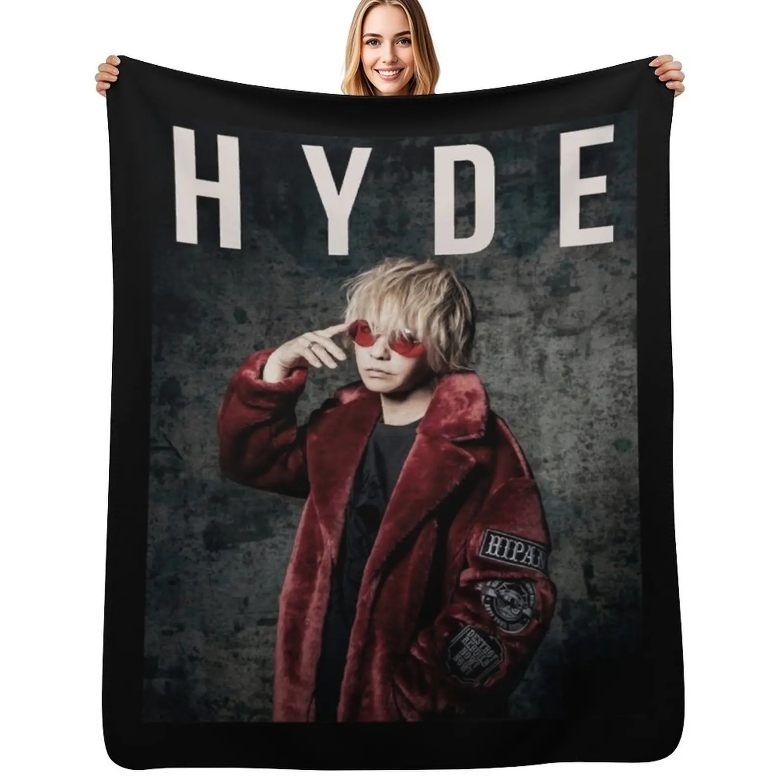 HYDE L'Arc-en-Ciel and VAMPS Vocalist Classic Throw Blanket Cozy Sofa Blanket for TV Watching Napping
HYDE L'Arc-en-Ciel and VAMPS Vocalist Classic Throw Blanket Cozy Sofa Blanket for TV Watching Napping