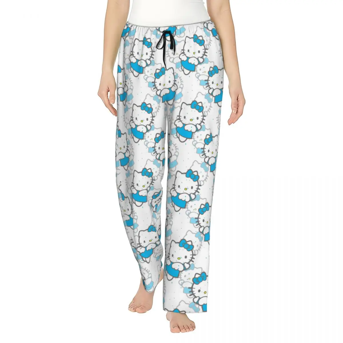 Custom Women Cartoon Anime Hello Kitty Pajama Pants Print Sleep Sleepwear Bottoms with Pockets
Custom Women Cartoon Anime Hello Kitty Pajama Pants Print Sleep Sleepwear Bottoms with Pockets