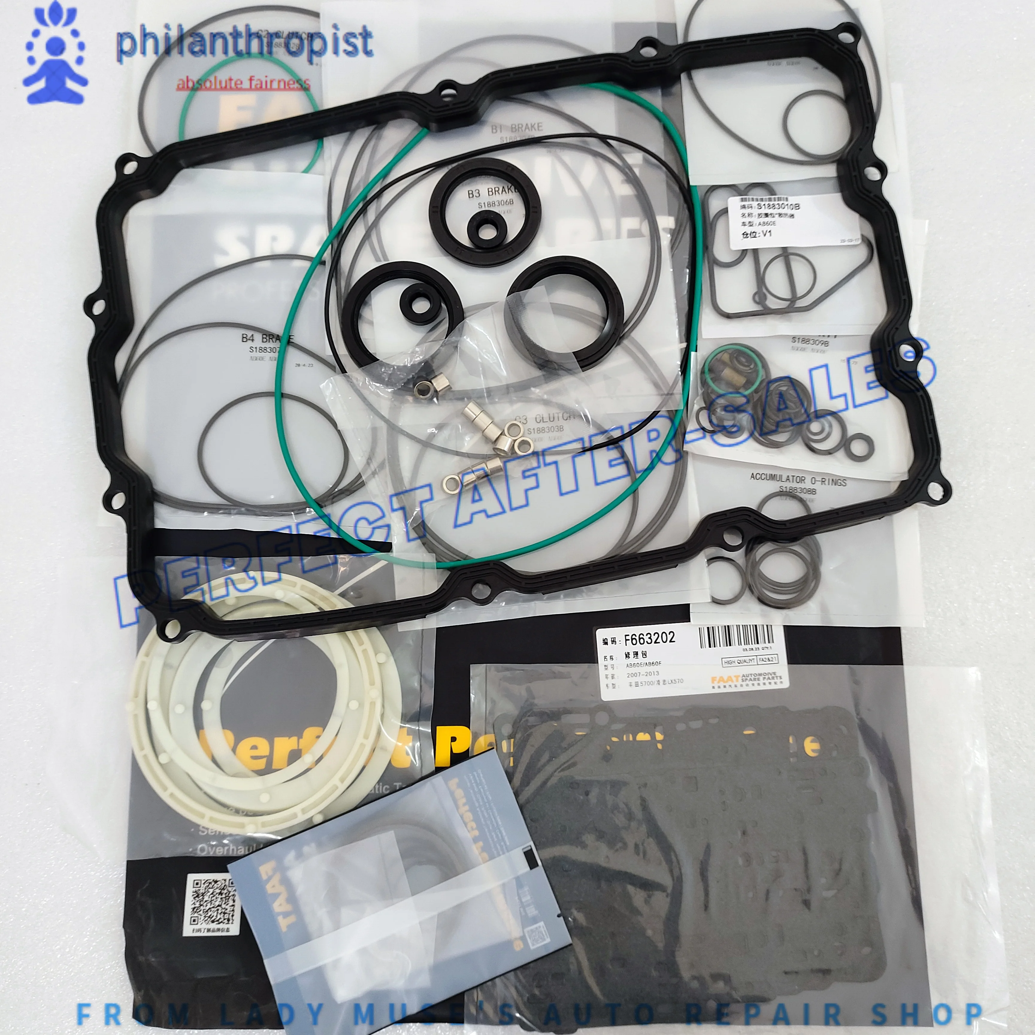 6-Speed Automatic Transmission Overhaul Gasket Kit AB60E AB60F For TOYOTA LEXUS
6-Speed Automatic Transmission Overhaul Gasket Kit AB60E AB60F For TOYOTA LEXUS