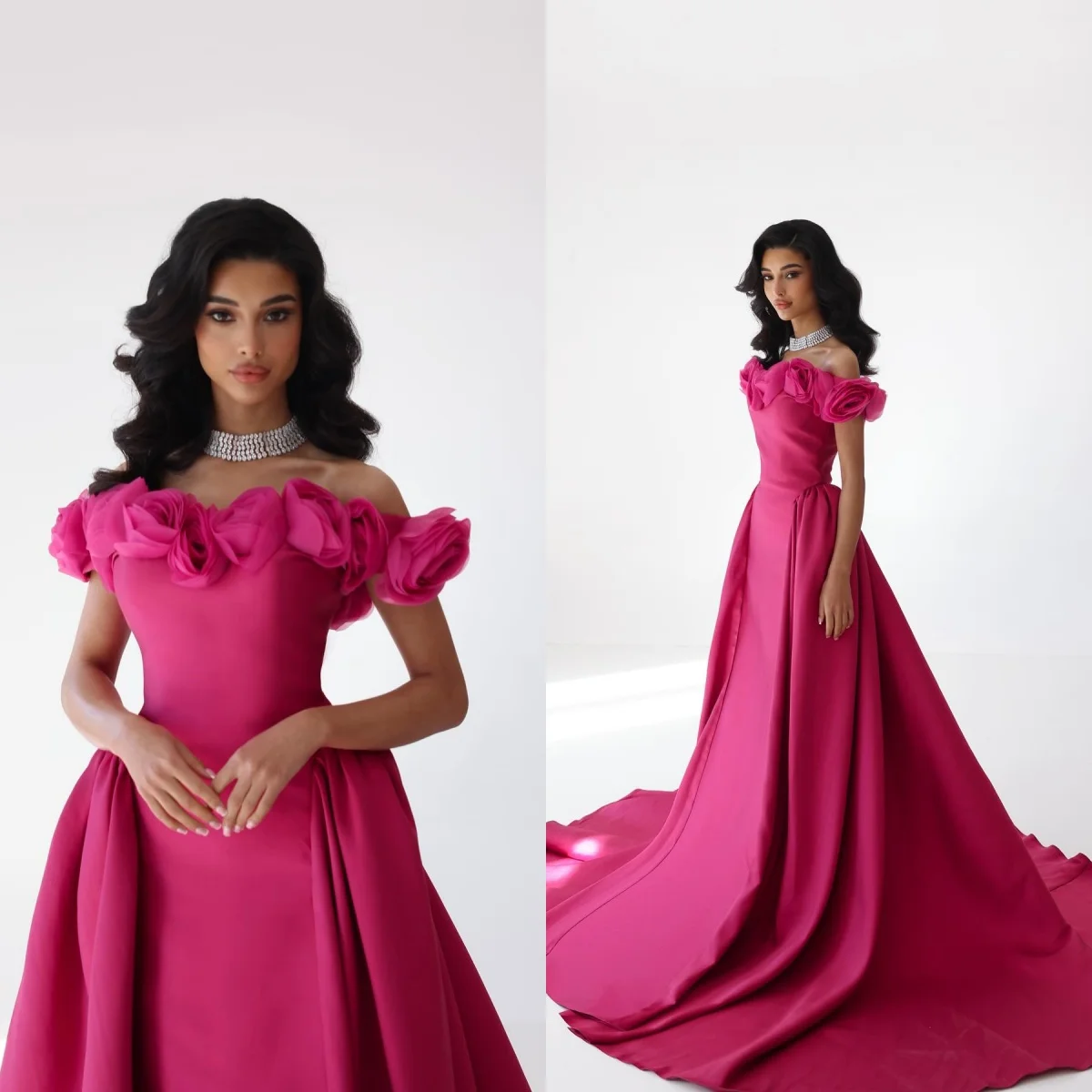 Customized Exquisite Flowers Evening Dress Graceful Off the Shoulder Celebrity Gowns Temperament A-Line Homecoming Dre
Customized Exquisite Flowers Evening Dress Graceful Off the Shoulder Celebrity Gowns Temperament A-Line Homecoming Dre