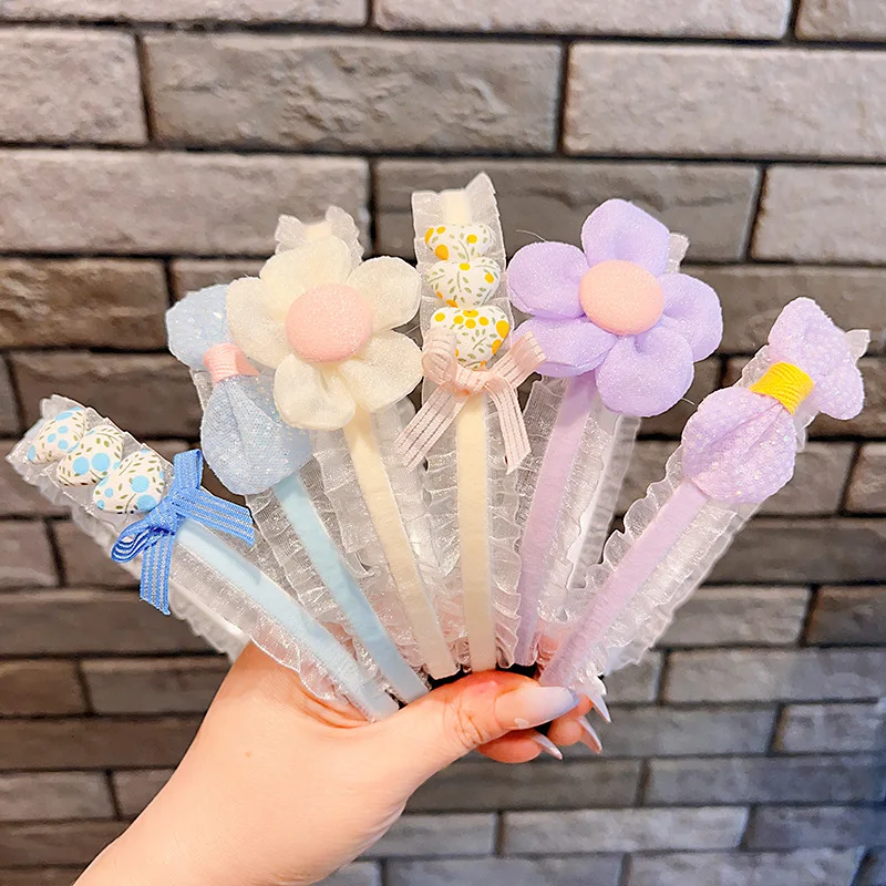 Cartoon Lace Bow Flower Headband for Children with Broken Hair not Tight Colorful Hair Band Cute Summer Hair Accessoisies
Cartoon Lace Bow Flower Headband for Children with Broken Hair not Tight Colorful Hair Band Cute Summer Hair Accessoisies