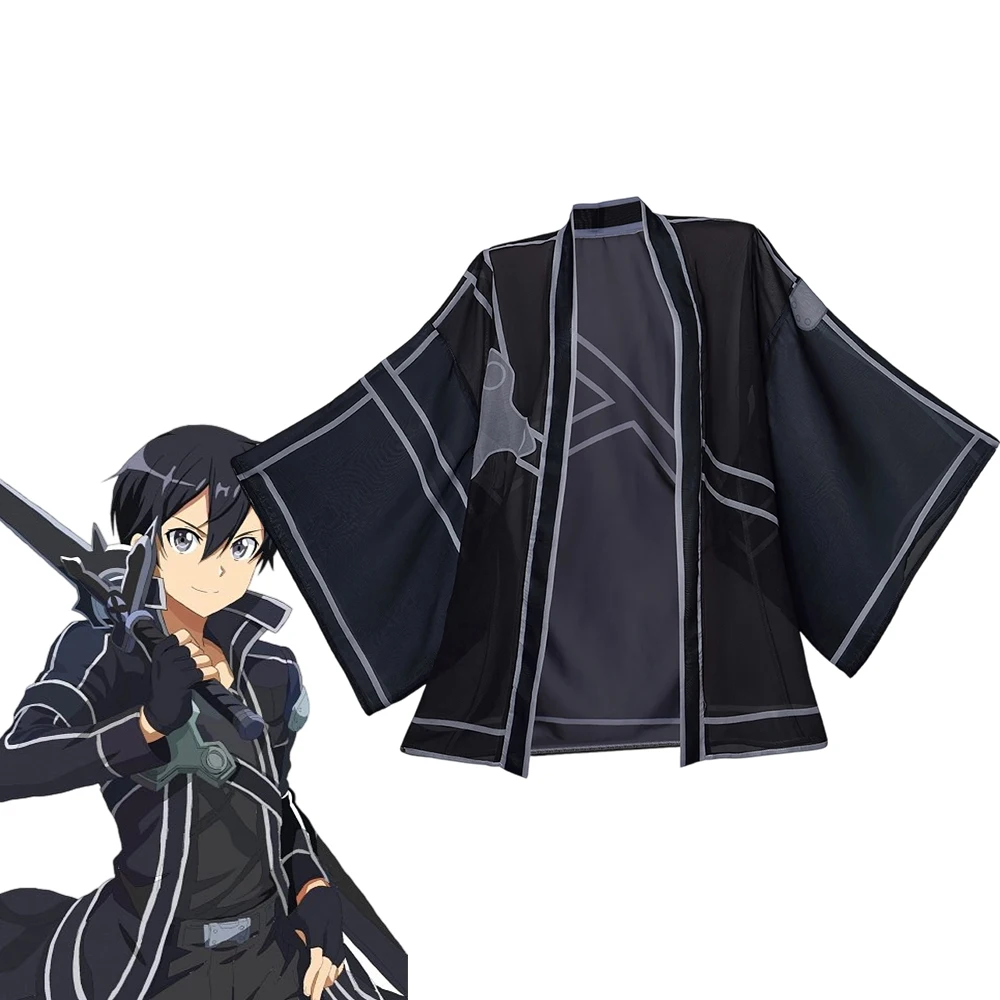 Anime Kirito Cosplay Costume Sexy Adult Fantasia Kimono Disguise Warrior Cardigan Swimwear Halloween Kazuto Kirigaya Streetwear
Anime Kirito Cosplay Costume Sexy Adult Fantasia Kimono Disguise Warrior Cardigan Swimwear Halloween Kazuto Kirigaya Streetwear