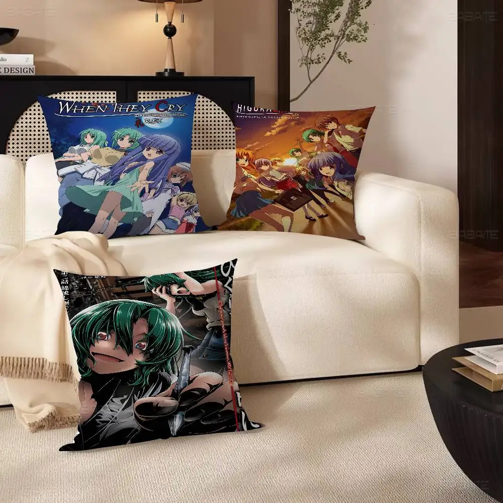 Anime H-Higurashi When They Cry Lucky Dragon pillow cover sofa cushion cover home room decoration children gift
Anime H-Higurashi When They Cry Lucky Dragon pillow cover sofa cushion cover home room decoration children gift