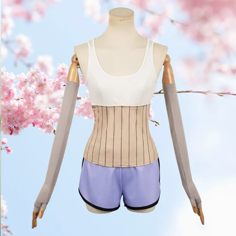 Anime Seiko Ayase Cosplay Costume White Vest Purple Short Pants Eyeglasses Full Set for Women Role Play Outfit Theme Party
Anime Seiko Ayase Cosplay Costume White Vest Purple Short Pants Eyeglasses Full Set for Women Role Play Outfit Theme Party
