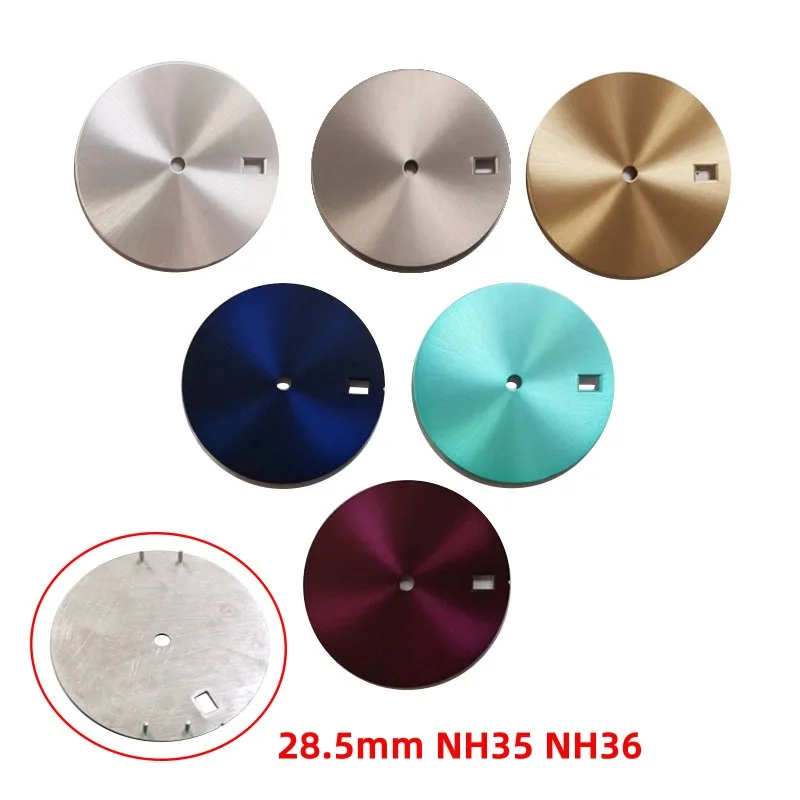 28.5mm Metal Watch Dial DIY Silver Gold Blue Sunray Texture Date Day Window for NH35 NH36 Movement
28.5mm Metal Watch Dial DIY Silver Gold Blue Sunray Texture Date Day Window for NH35 NH36 Movement