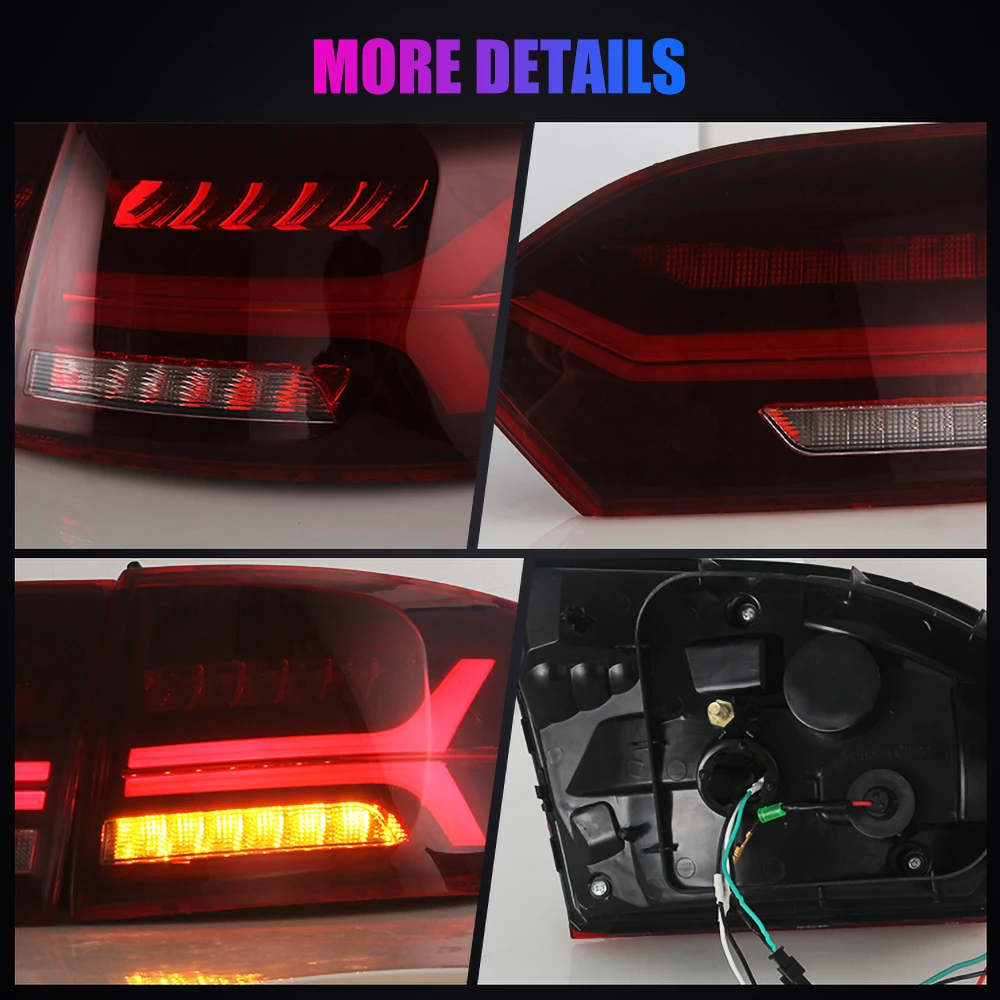 Car Tail Light Assembly For VW Jetta MK6 Sagitar 2012-2014 Brake Light With Turning Signal Light Car led Tail light
Car Tail Light Assembly For VW Jetta MK6 Sagitar 2012-2014 Brake Light With Turning Signal Light Car led Tail light
