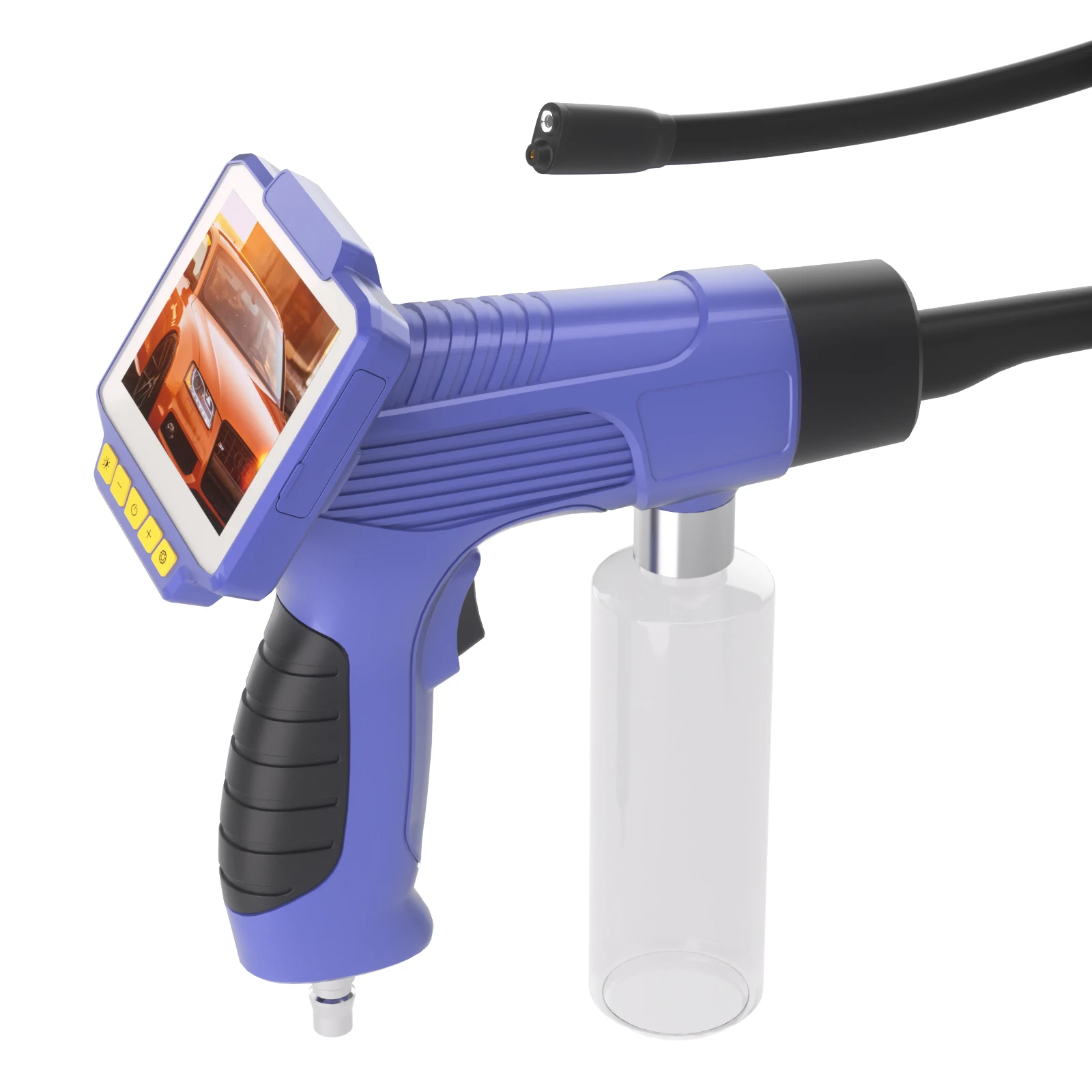 4.3 Inch Side-View Spraying Air Conditioner Cleaning Endoscope AC Cleaner Inspection Handheld Borescope Camera Visual Spray Gun
4.3 Inch Side-View Spraying Air Conditioner Cleaning Endoscope AC Cleaner Inspection Handheld Borescope Camera Visual Spray Gun