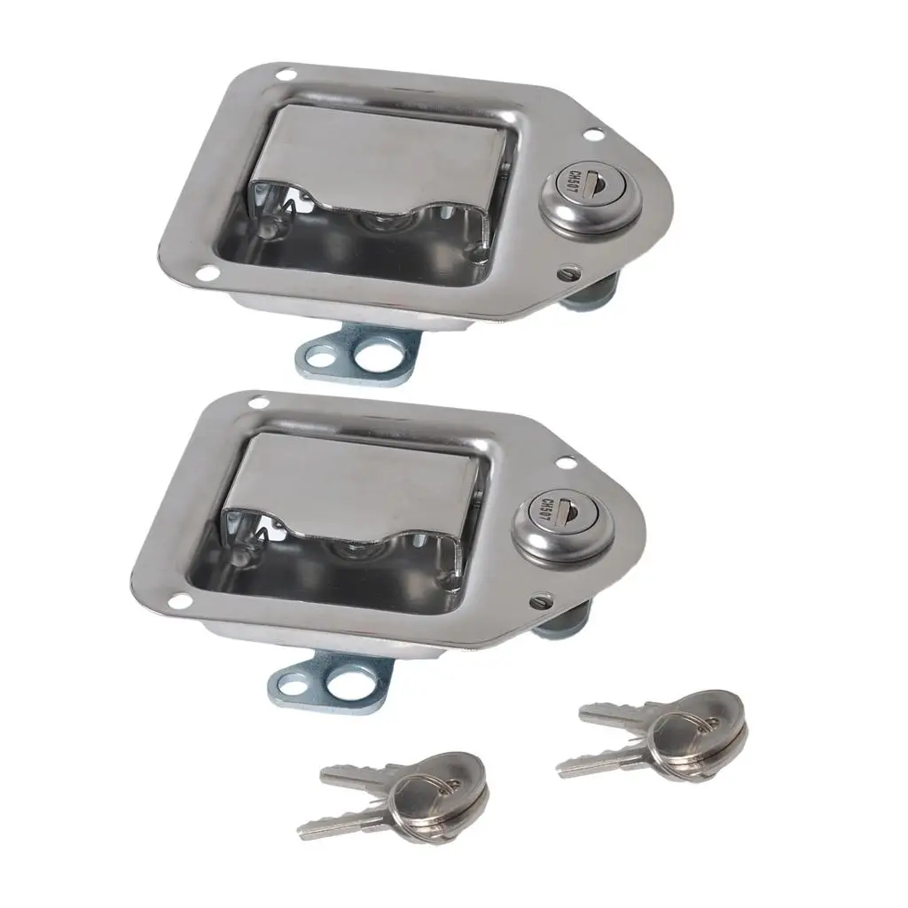 2xPaddle Latch Truck Tool Box Handle Heavy Duty Stainless Steel Cabinet Lock
2xPaddle Latch Truck Tool Box Handle Heavy Duty Stainless Steel Cabinet Lock