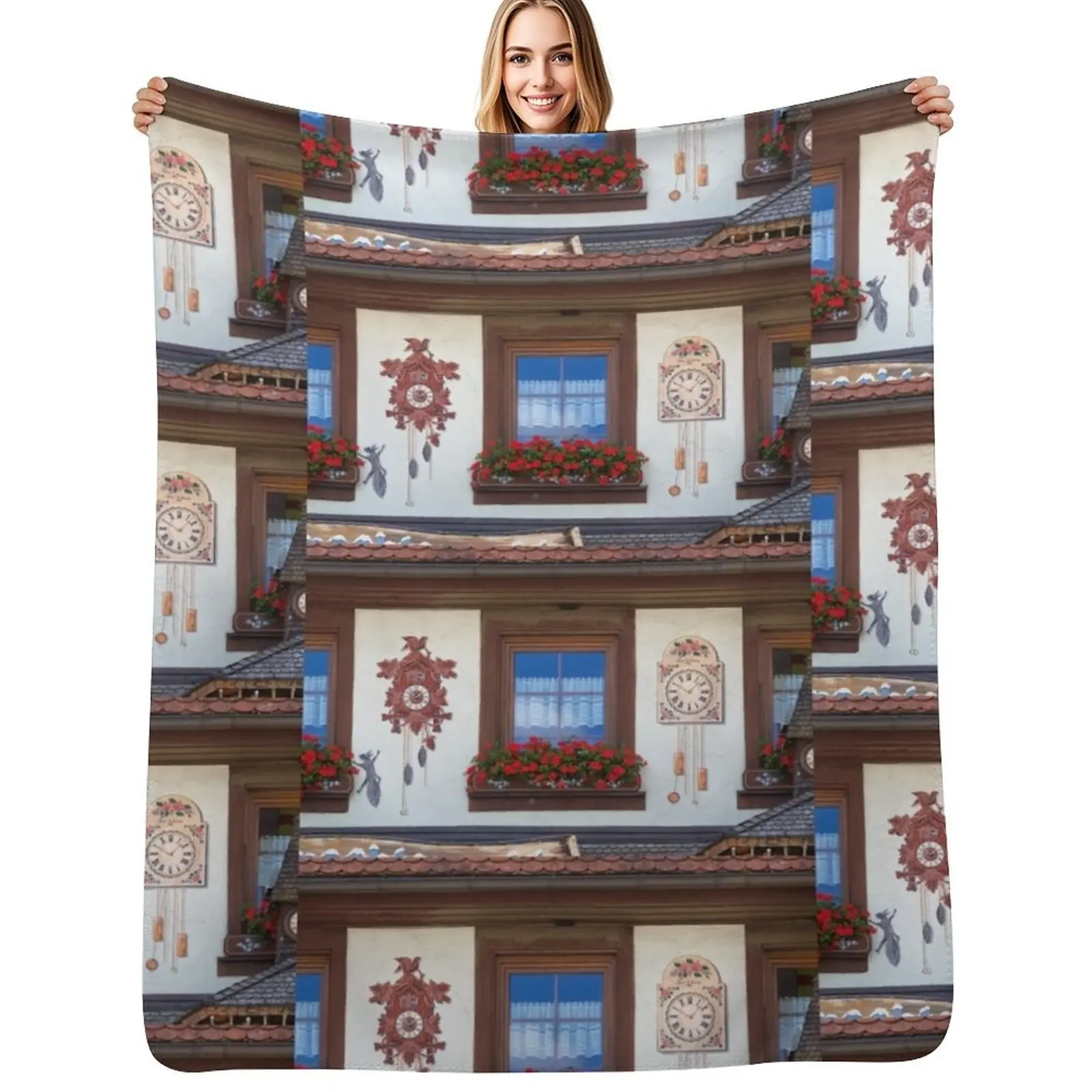 Window and Cuckoo Clocks Throw Blanket All Weather Soft Throw Blanket for Sofa
Window and Cuckoo Clocks Throw Blanket All Weather Soft Throw Blanket for Sofa