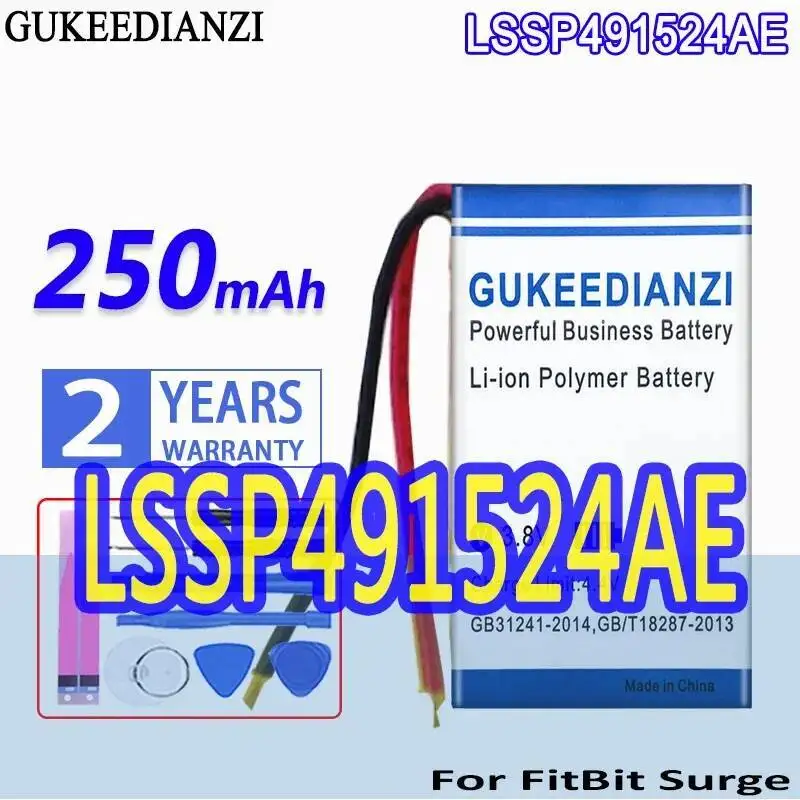 Fast Charging Sports Watch Battery Reliable Power Supply 250Mah For Fitbit Surge LSSP491524AE
Fast Charging Sports Watch Battery Reliable Power Supply 250Mah For Fitbit Surge LSSP491524AE