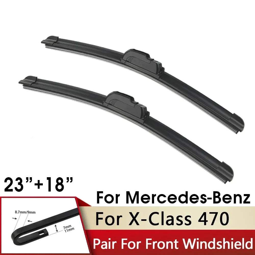 Front Car Wiper Blade 23"+18" For Mercedes-Benz X-Class 470 2017-2023 Fit U Hook Arm Windscreen Wiper Accessories
Front Car Wiper Blade 23"+18" For Mercedes-Benz X-Class 470 2017-2023 Fit U Hook Arm Windscreen Wiper Accessories