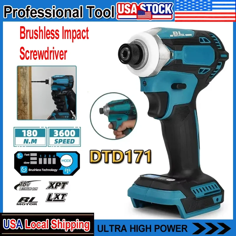 Подходит для Makita DTD171, бесщеточная ударная отвертка, аккумуляторная отвертка, дрели, аккумуляторные электроинструменты, 18 В, BL мотор, голый инструмент, инструменты
Подходит для Makita DTD171, бесщеточная ударная отвертка, аккумуляторная отвертка, дрели, аккумуляторные электроинструменты, 18 В, BL мотор, голый инструмент, инструменты