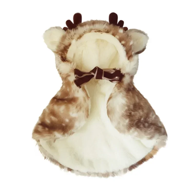 Pet Fawn Cape Cloak śliczny szal dla małych psów pies/ubrania dla kota dekoracyjny prezent zimowe ubrania
Pet Fawn Cape Cloak śliczny szal dla małych psów pies/ubrania dla kota dekoracyjny prezent zimowe ubrania