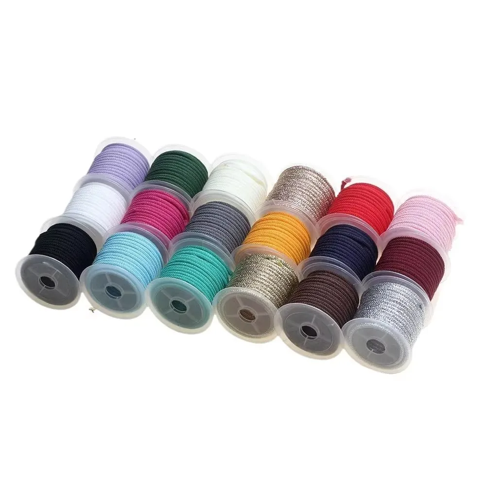 2*2MM 5M/Roll Colorful Milan Rope Cord Accessory Women Earrings Bracelet Choker Necklace DIY Jewelry Making Accessories
2*2MM 5M/Roll Colorful Milan Rope Cord Accessory Women Earrings Bracelet Choker Necklace DIY Jewelry Making Accessories