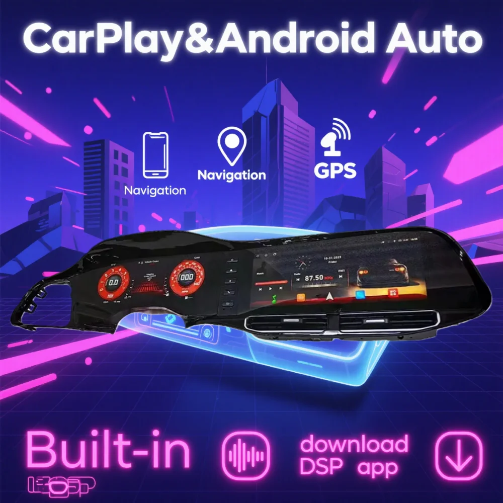 Long Screen For Dodge Challenger SRT Hellcat 2010-2024 Carplay Car Radio Car Multimedia Player Auto GPS Navigation Head Unit 4G
Long Screen For Dodge Challenger SRT Hellcat 2010-2024 Carplay Car Radio Car Multimedia Player Auto GPS Navigation Head Unit 4G