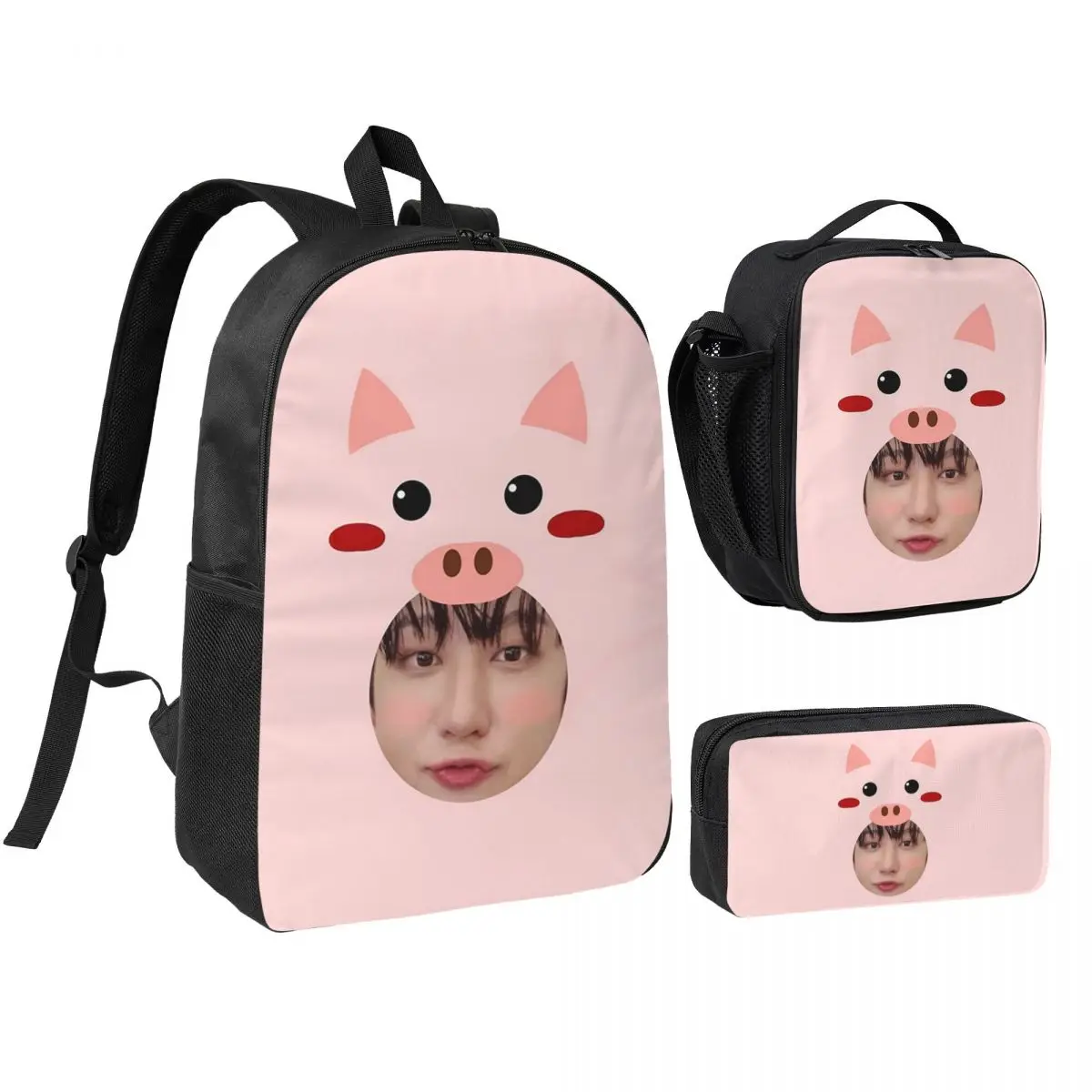 Dwaekki Changbin Backpack Student BookBag School Bag Shoulder Bags 3ps Insulated Lunch Bag Pencil Case
Dwaekki Changbin Backpack Student BookBag School Bag Shoulder Bags 3ps Insulated Lunch Bag Pencil Case