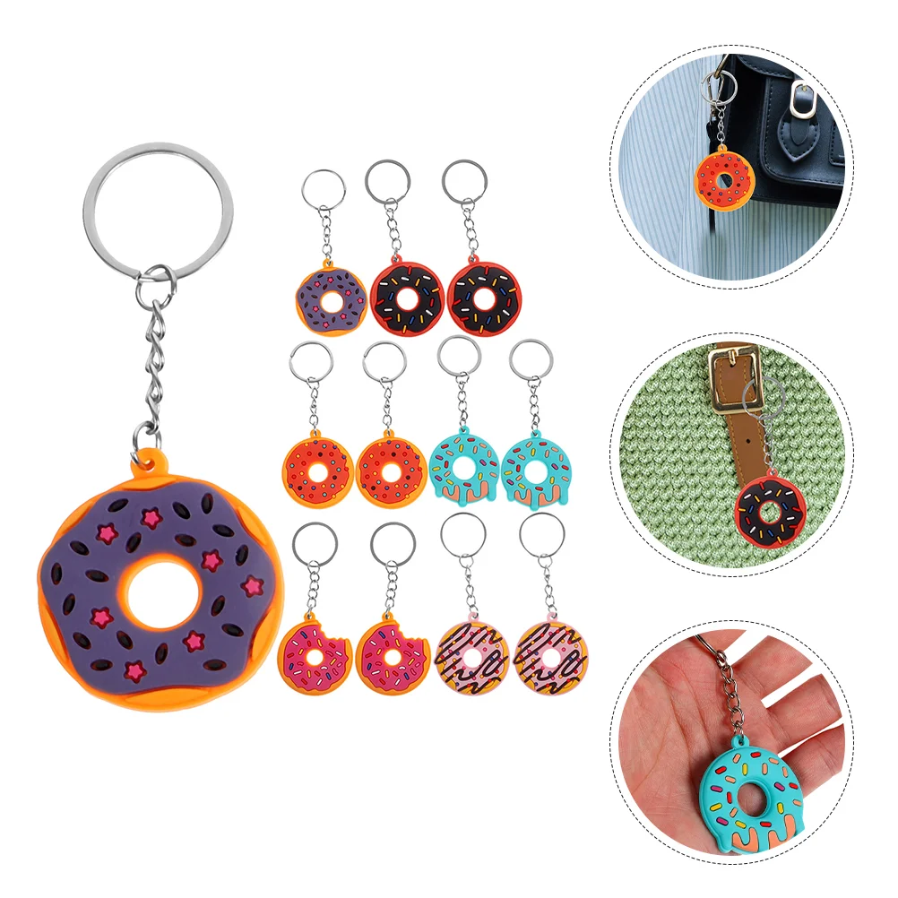 18 Pcs Donut Keychain Pvc Soft Rubber Pendant Decoration 18pcs The Lid Bag Hanging Car Cartoon Ornament Donuts Keychains
18 Pcs Donut Keychain Pvc Soft Rubber Pendant Decoration 18pcs The Lid Bag Hanging Car Cartoon Ornament Donuts Keychains