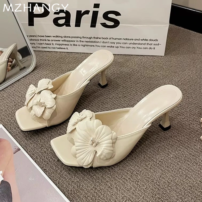 Flower High Heels Slippers Women Heels Shoes Fashion Heeled Sandals Elegant 2025 Fashion Slides New Pumps Summer Mujer Zapatos
Flower High Heels Slippers Women Heels Shoes Fashion Heeled Sandals Elegant 2025 Fashion Slides New Pumps Summer Mujer Zapatos