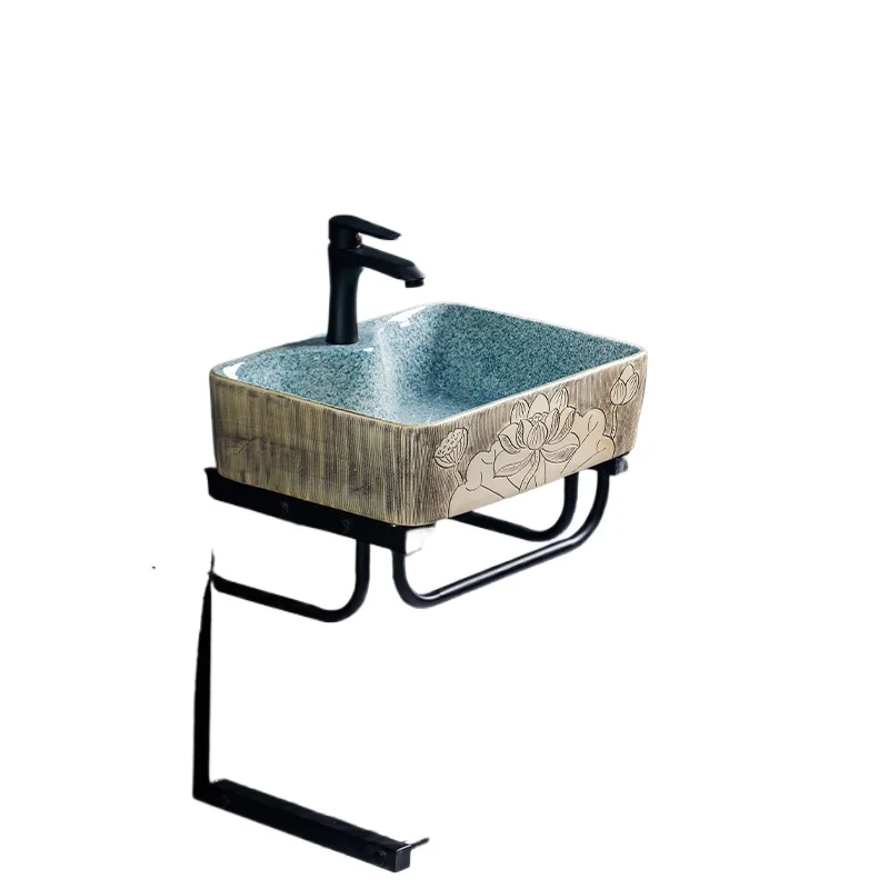 Ceramic washbasin bracket Bathroom Washbasin Pool Washbasin Small apartment wall-mounted balcony
Ceramic washbasin bracket Bathroom Washbasin Pool Washbasin Small apartment wall-mounted balcony