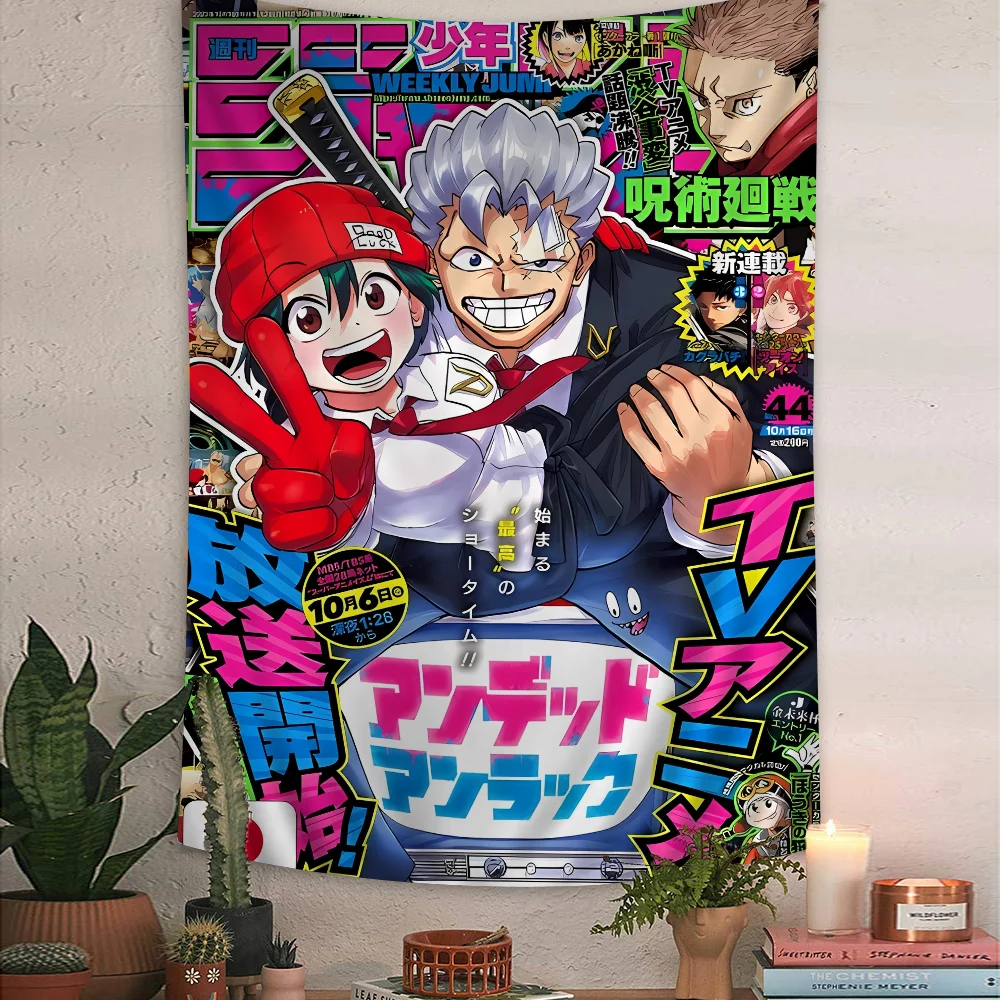 Undead Unluck Anime DIY Wall Tapestry Hanging Tarot Hippie Wall Rugs Dorm Home Decor
Undead Unluck Anime DIY Wall Tapestry Hanging Tarot Hippie Wall Rugs Dorm Home Decor