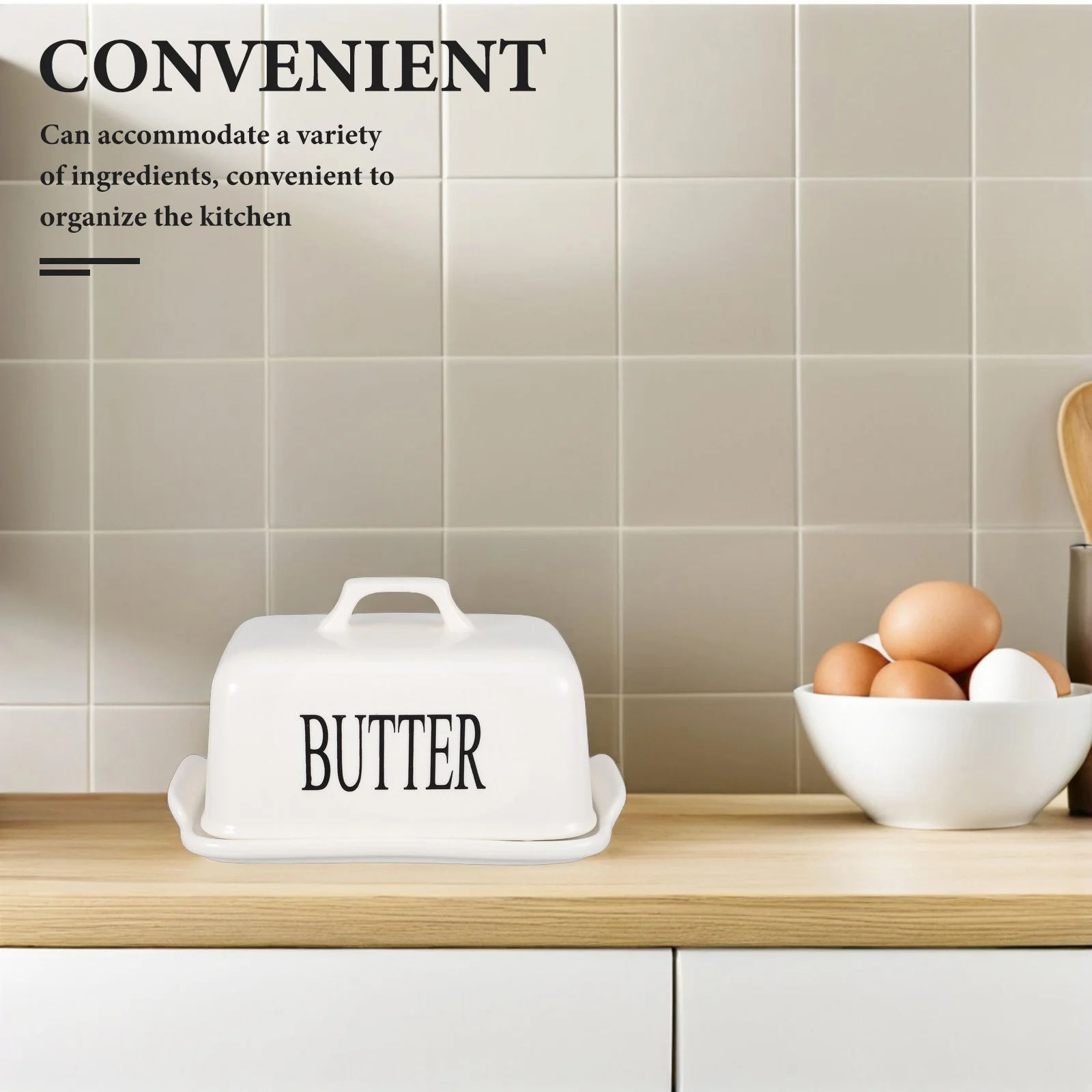 Farmhouse Ceramic Butter Dish Lid Airtight Container Cheese Storage Tray Elegant Design Freshness Durability Home Restaurant
Farmhouse Ceramic Butter Dish Lid Airtight Container Cheese Storage Tray Elegant Design Freshness Durability Home Restaurant