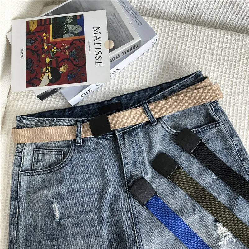 Casual Canvas Belt Men's Trendy Brand Simple Match Plastic Buckle Fabric Pants Belt Versatile Leisure Automatic Buckle Waist ...
Casual Canvas Belt Men's Trendy Brand Simple Match Plastic Buckle Fabric Pants Belt Versatile Leisure Automatic Buckle Waist ...