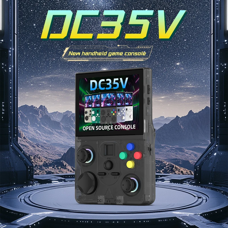 Новейшая портативная игровая консоль DC35V в ретро-стиле с Linux, 3,5-дюймовым IPS-экраном, поддержкой Wi-Fi, аркадным джойстиком, портативный карманный видеоплеер для игр
Новейшая портативная игровая консоль DC35V в ретро-стиле с Linux, 3,5-дюймовым IPS-экраном, поддержкой Wi-Fi, аркадным джойстиком, портативный карманный видеоплеер для игр