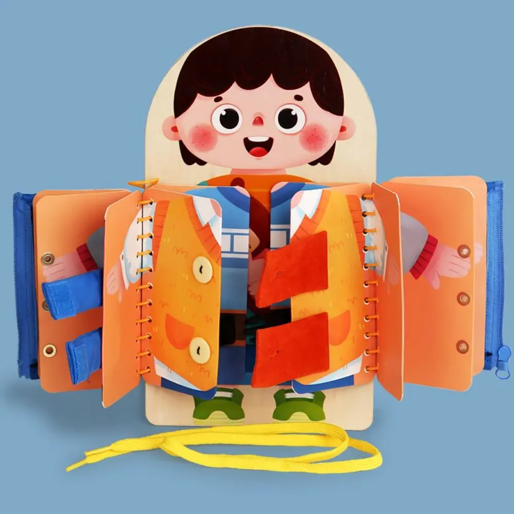 Early Education Baby Busy Board Multi-layer Practice Dressing Montessori Toys Children Life Skills Tying Shoelaces
Early Education Baby Busy Board Multi-layer Practice Dressing Montessori Toys Children Life Skills Tying Shoelaces