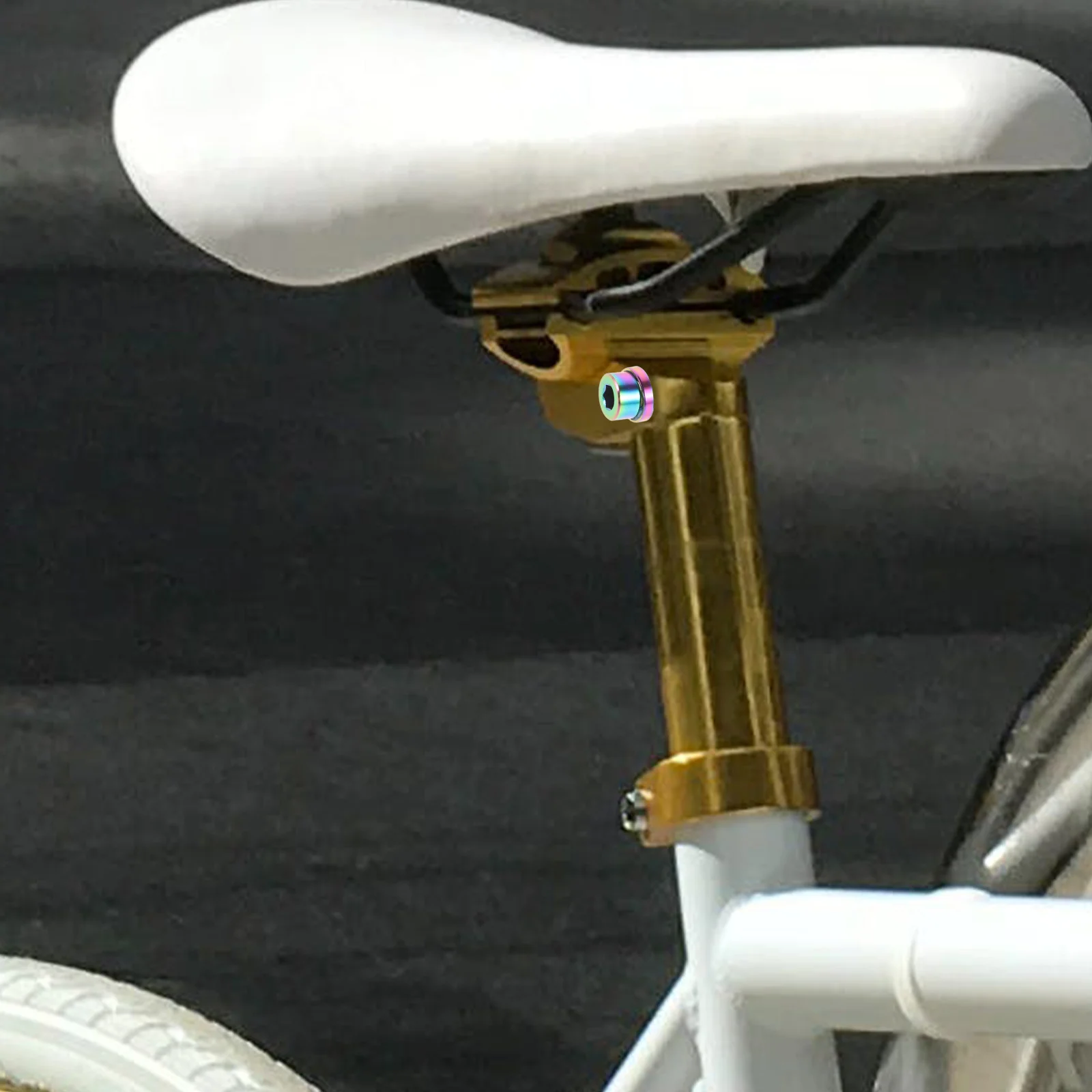 Bicycle Seat Posts Screw Titanium Round Head Bolt Fixed Seatpost Clamp Seat Tube Adjuster Lightweight Durable Alloy
Bicycle Seat Posts Screw Titanium Round Head Bolt Fixed Seatpost Clamp Seat Tube Adjuster Lightweight Durable Alloy