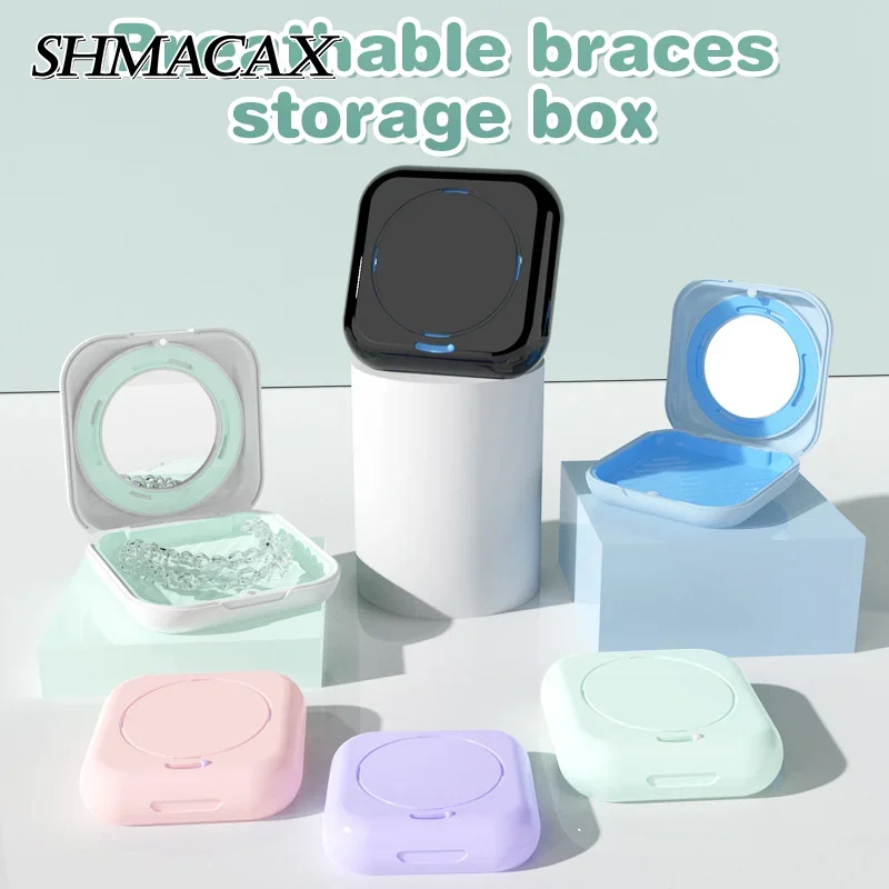 1pcs Dental Box Breathable Magnetic Retainer Case With Mirror Braces Aligner Mouth Guard Case For Teeth Travel False Denture Box
1pcs Dental Box Breathable Magnetic Retainer Case With Mirror Braces Aligner Mouth Guard Case For Teeth Travel False Denture Box