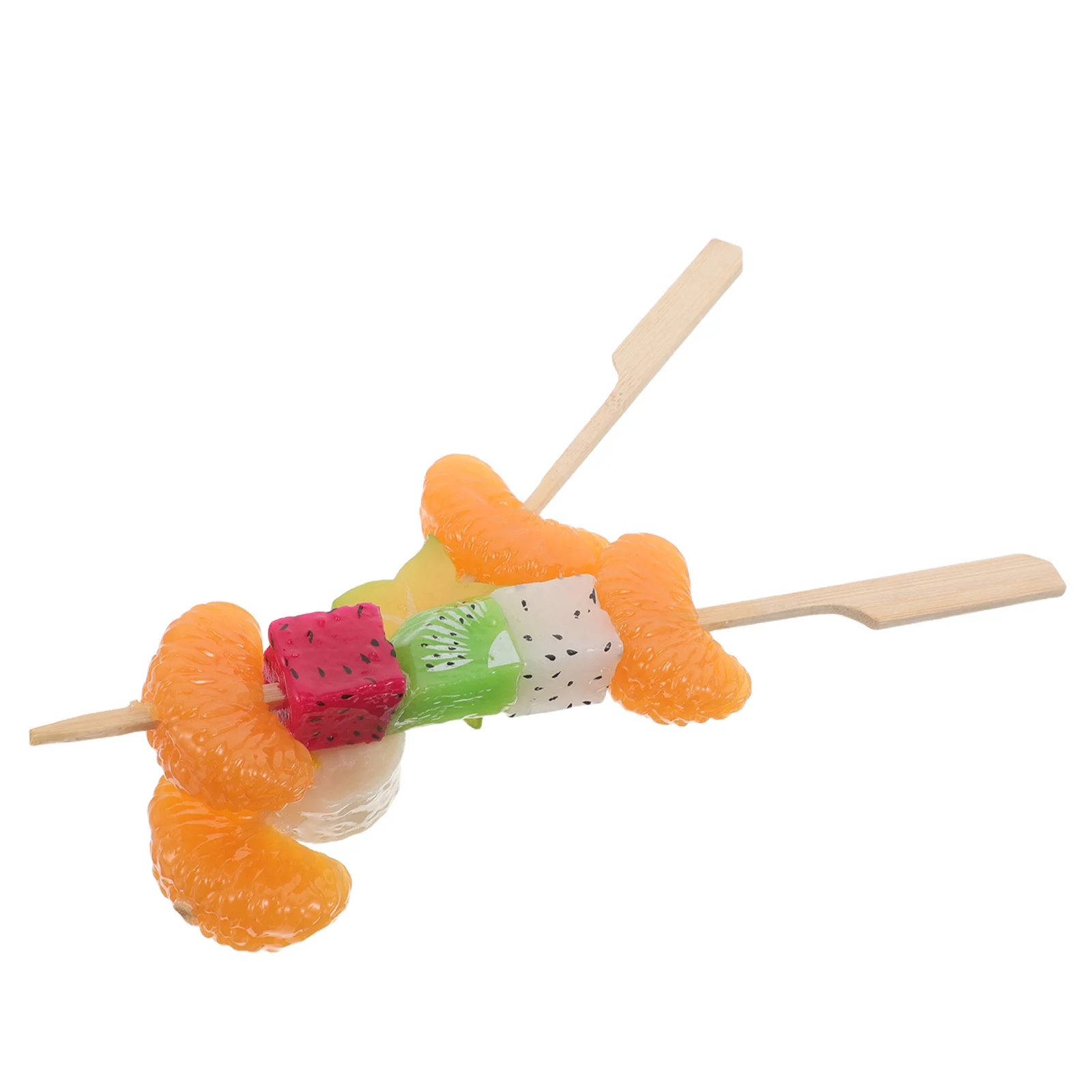 2Pcs Faux Fruit Kabob Artificial Candied Sliced Fruit Skewers Realistic Food Display Party Table Centrepiece Kitchen Decoration
2Pcs Faux Fruit Kabob Artificial Candied Sliced Fruit Skewers Realistic Food Display Party Table Centrepiece Kitchen Decoration