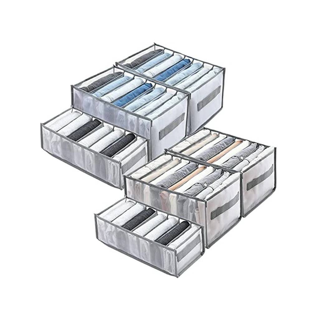 6PCS Wardrobe Clothes Organizer for Jeans, Drawer Organizers for Clothing with Handle, Drawer Organizers for Jeans Shirt
6PCS Wardrobe Clothes Organizer for Jeans, Drawer Organizers for Clothing with Handle, Drawer Organizers for Jeans Shirt