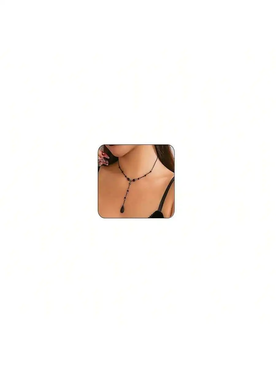 Gothic Blood Drop Tassel Pendant Choker Necklace Punk Vintage Y Style Halloween Jewelry For Women
Gothic Blood Drop Tassel Pendant Choker Necklace Punk Vintage Y Style Halloween Jewelry For Women