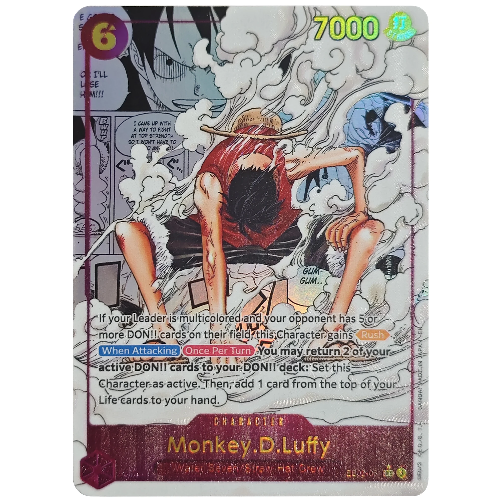OPCG ONE PIECE Luffy English Version Rare Flash Card Single Card Diy Self Made Classic Game Anime Collection Card Gift Toy
OPCG ONE PIECE Luffy English Version Rare Flash Card Single Card Diy Self Made Classic Game Anime Collection Card Gift Toy