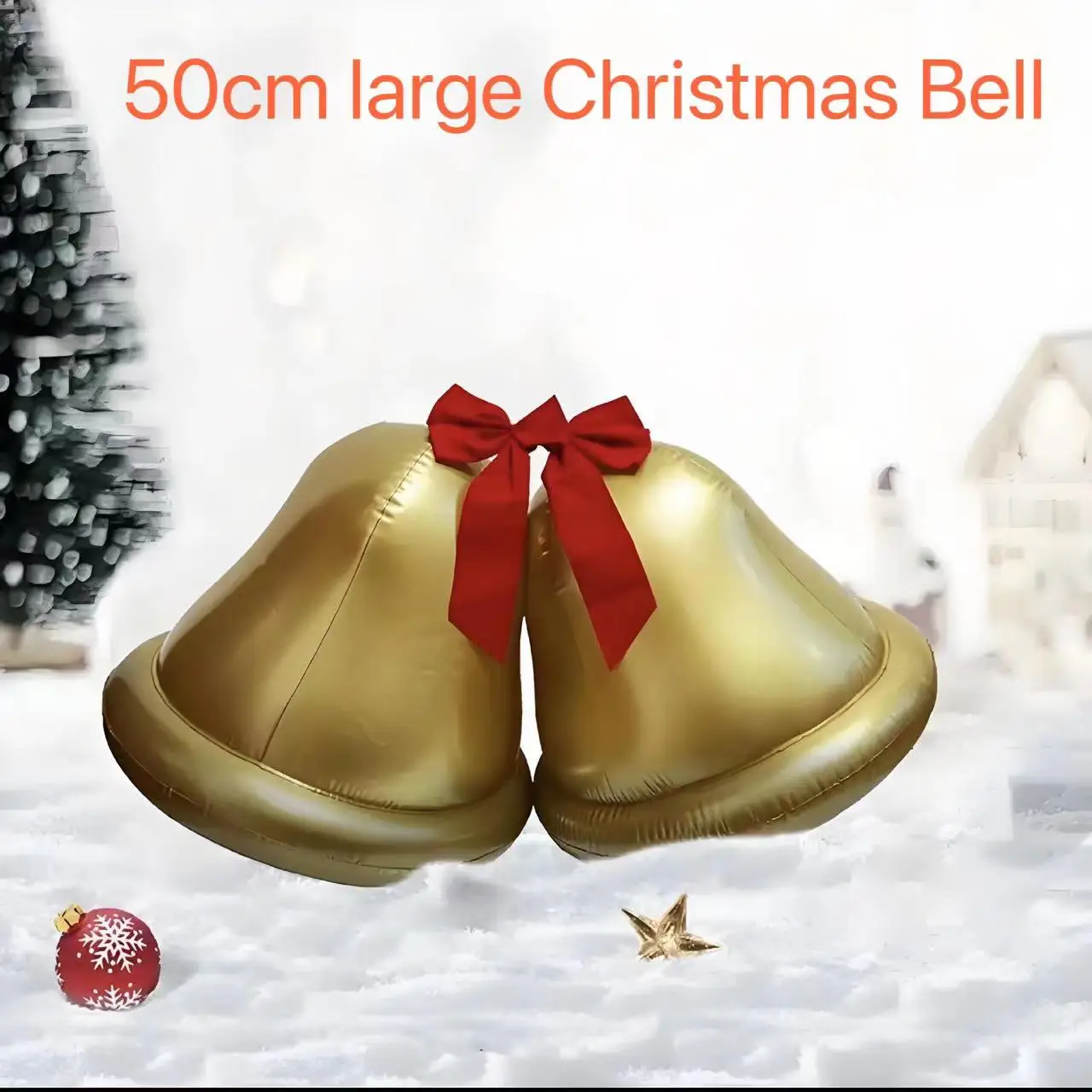 Creative New Inflatable bell Christmas Ball Decorations PVC Bowtie Bells Outdoor Yard Ornaments Novelty Xmas Trees Decors Gifts
Creative New Inflatable bell Christmas Ball Decorations PVC Bowtie Bells Outdoor Yard Ornaments Novelty Xmas Trees Decors Gifts