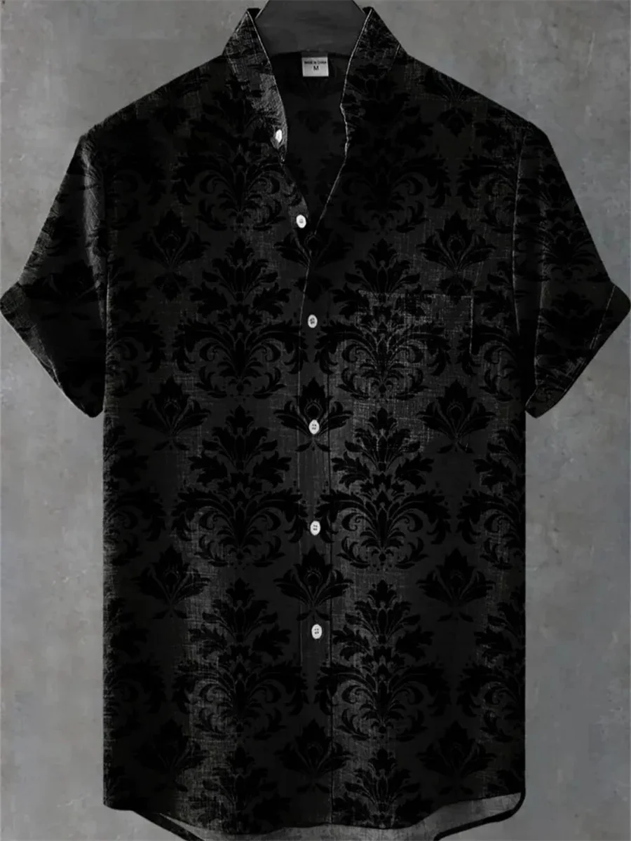 2025 Men's Casual New Linen Stand Collar Shirt Art Print Shirt Men's Casual Street Fashion Shirt Fast Shipping
2025 Men's Casual New Linen Stand Collar Shirt Art Print Shirt Men's Casual Street Fashion Shirt Fast Shipping