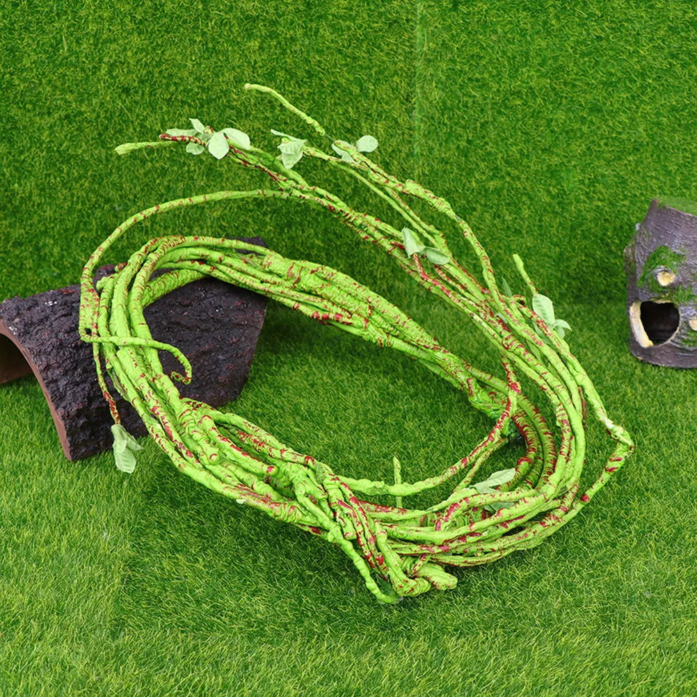 2pcs Simulation Rattan Adornment Breeding Box Decor Artificial Plants For Reptile Pet Box Landscape Pet Perching Container
2pcs Simulation Rattan Adornment Breeding Box Decor Artificial Plants For Reptile Pet Box Landscape Pet Perching Container