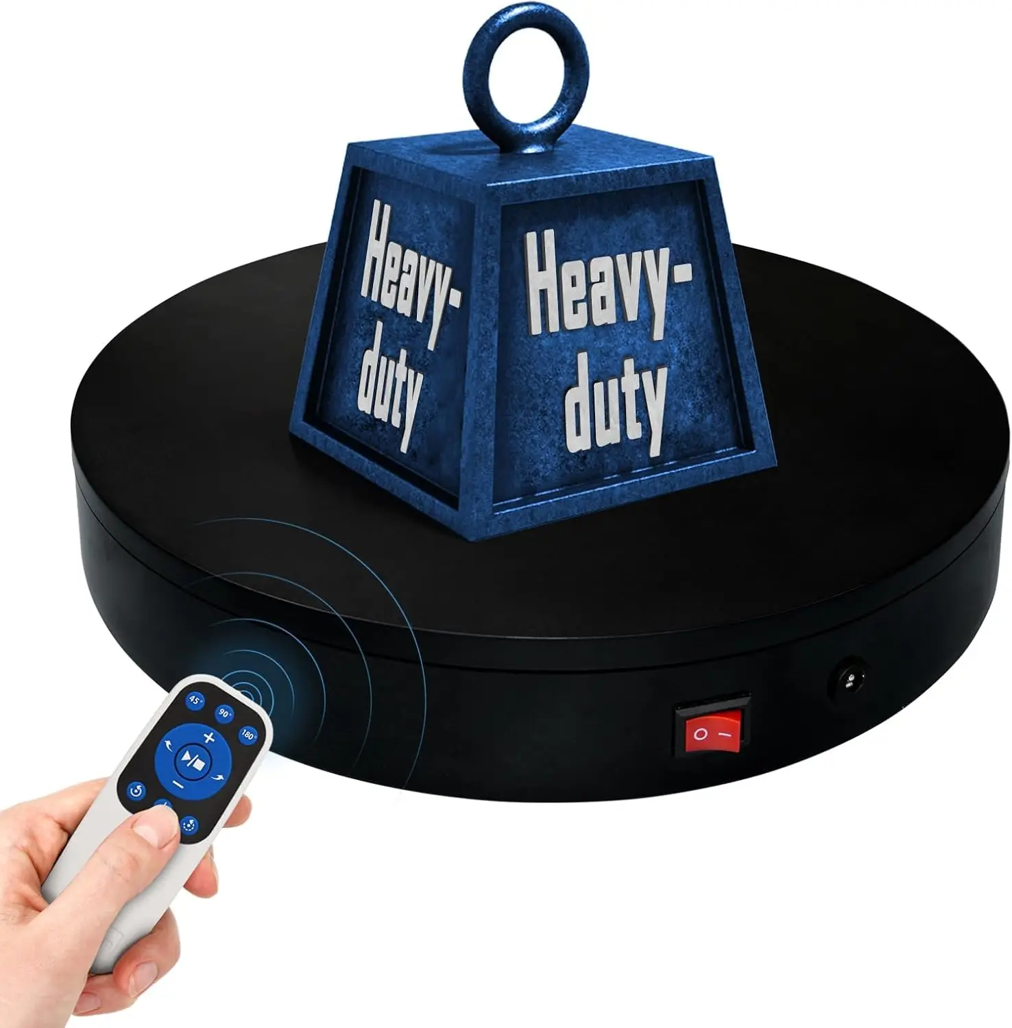 360° Remote Motorized Turntable for Photography & Display, 45kg Load, Adjustable Speed
360° Remote Motorized Turntable for Photography & Display, 45kg Load, Adjustable Speed