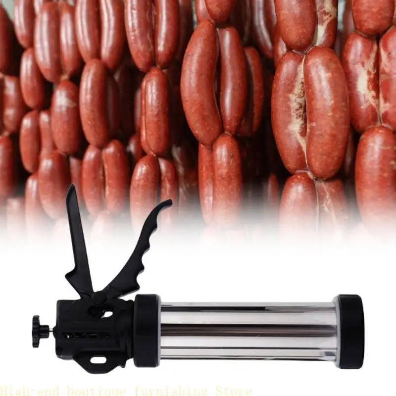 L9NB Manual Sausage Filler Tool Stainless Steel Sausage Stuffer Maker with 5 Nozzles BBQ Kitchen Tool Sausage Stuffer
L9NB Manual Sausage Filler Tool Stainless Steel Sausage Stuffer Maker with 5 Nozzles BBQ Kitchen Tool Sausage Stuffer