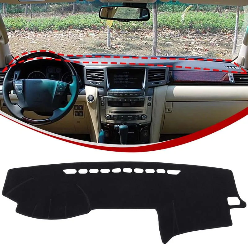 For 2007-2009 Lexus GX470 instrument panel sun protection pad Dashboard protection pad Anti-high temperature (black) 1pcs LHD
For 2007-2009 Lexus GX470 instrument panel sun protection pad Dashboard protection pad Anti-high temperature (black) 1pcs LHD