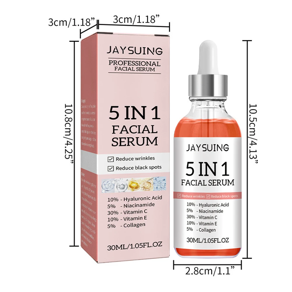 Wrinkle Remover 5 In 1 Face Serum Lifting Firming Anti-Aging Fade Fine Lines Gel Whitening Moisturizing Nourish Beauty Health
Wrinkle Remover 5 In 1 Face Serum Lifting Firming Anti-Aging Fade Fine Lines Gel Whitening Moisturizing Nourish Beauty Health